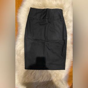 Black pencil skirt
